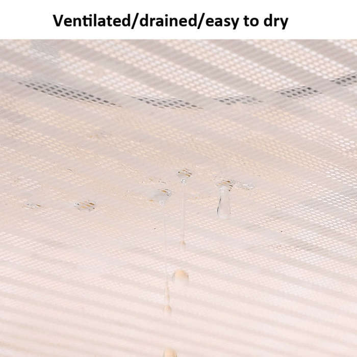 50 x 70cm  Foldable Drying Fishing Vegetables Fish Net Hanging Clothes Drying Storage Shelf, Spec...