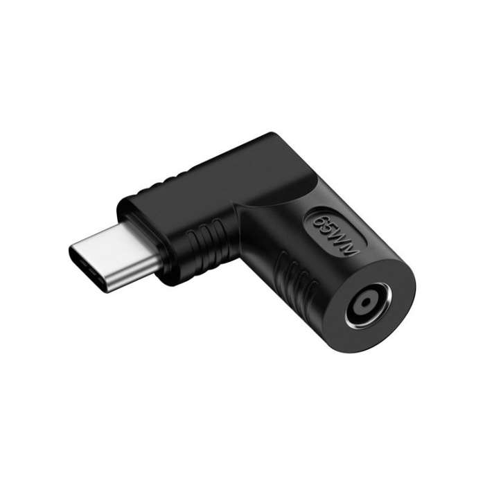 4.5x3.0mm M 65W Female To Type-C Male DC Power To PD Power Laptop Multifunction Adapter
