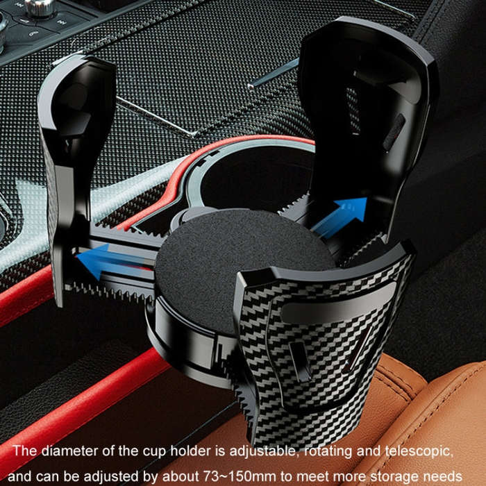 Car Seat Gap Storage Box Car Water Cup Holder Ashtray, Color: Right Brown