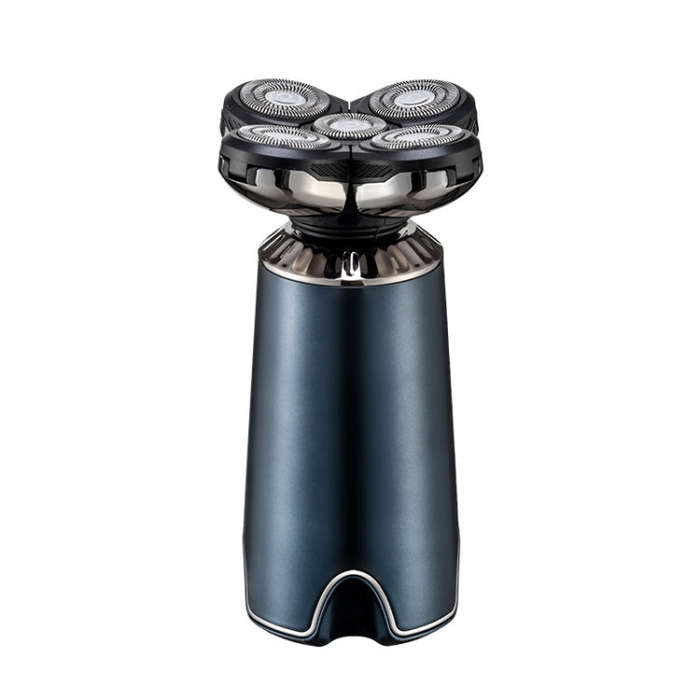 Men Multifunctional Electrical Shaver Rechargeable 5-Blade Shaving Razor(Dark Blue)