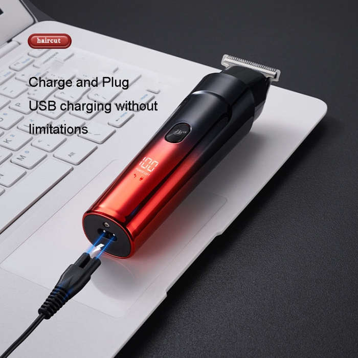 Rechargeable Home Hairdresser Electrical Hair Clippers Hair Shaving Device(Black)