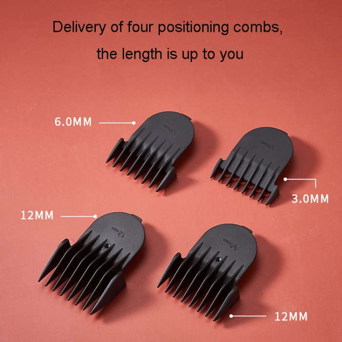 Rechargeable Home Hairdresser Electrical Hair Clippers Hair Shaving Device(Black)