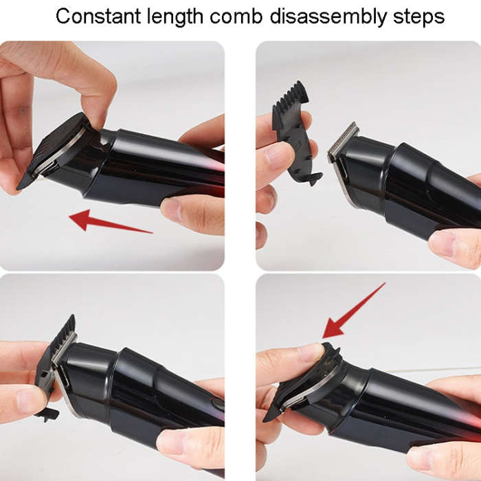 Rechargeable Home Hairdresser Electrical Hair Clippers Hair Shaving Device(Black)