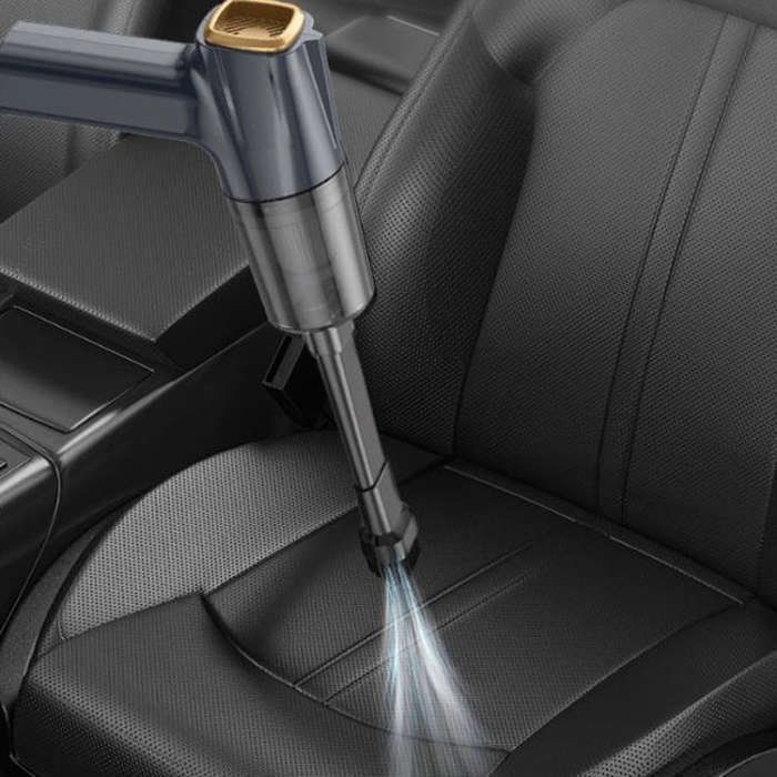 Car Vacuum Cleaner Handheld Compact Powerful Cleaning Tool For Car And Home Use(Black)
