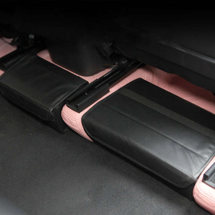 For Tesla Model Y PU Leather Car Interior Storage Glove Box Modification Accessories, Style: Air ...