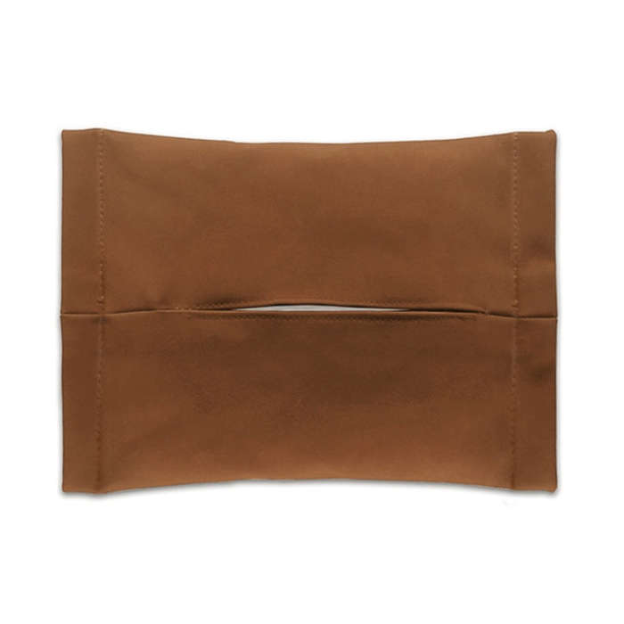 For Tesla Model 3 / Y Car Seat Central Control Screen Tissue Box Tissue Storage Bags, Color: Brown