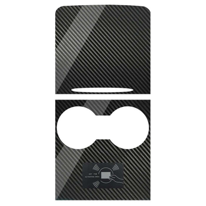 For Tesla Model 3 / Y Carbon Fiber Center Panel Protective Film Anti-Scratch Car Interior(Light)