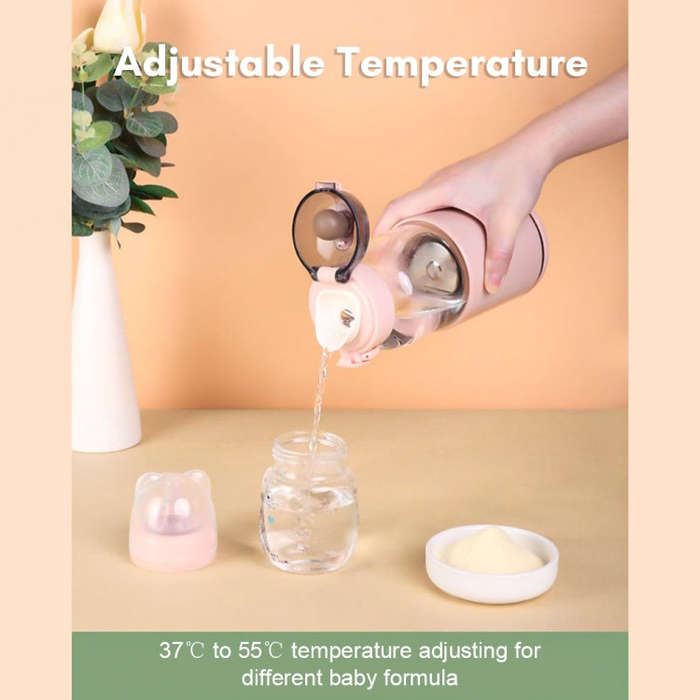 300ml Wireless Instant Water Warmer Electric Kettle for Baby Formula With 5200 mAh Battery Capaci...