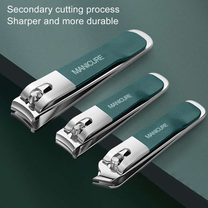 4pcs /Set Stainless Steel Nail Knife Set Household Portable Rotating Bag Nail Cutting Tool, Color...