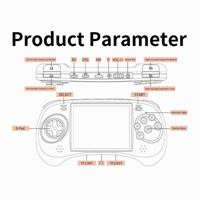 ANBERNIC RG ARC-S Handheld Game Console 4-Inch IPS Screen Linux System Portable Video Arcade 256G...