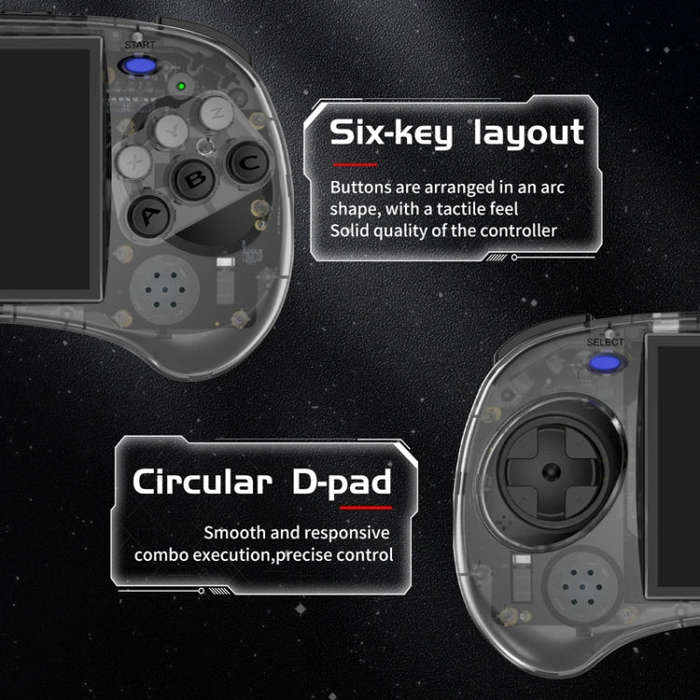 ANBERNIC RG ARC-S Handheld Game Console 4-Inch IPS Screen Linux System Portable Video Arcade 256G...