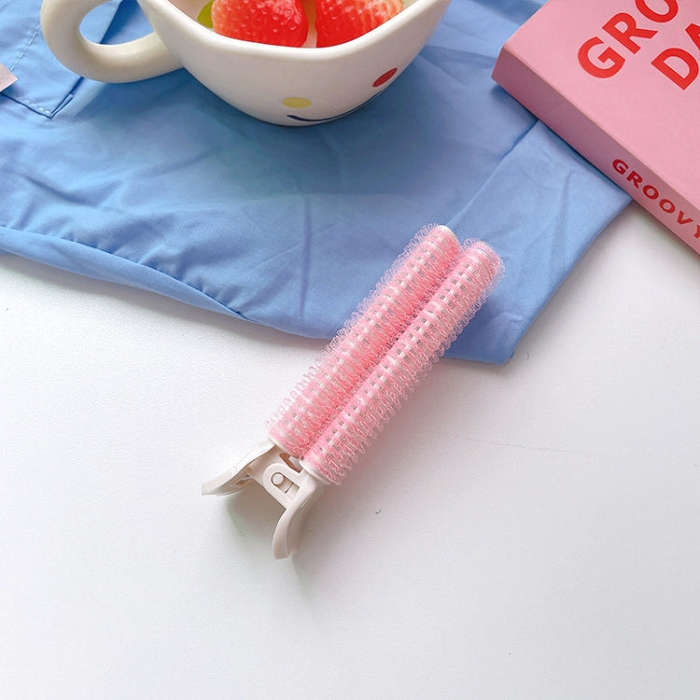Fluffy Hair Clips Volumizing Root Clips Women Girls DIY Hair Styling Tool(Light Pink)
