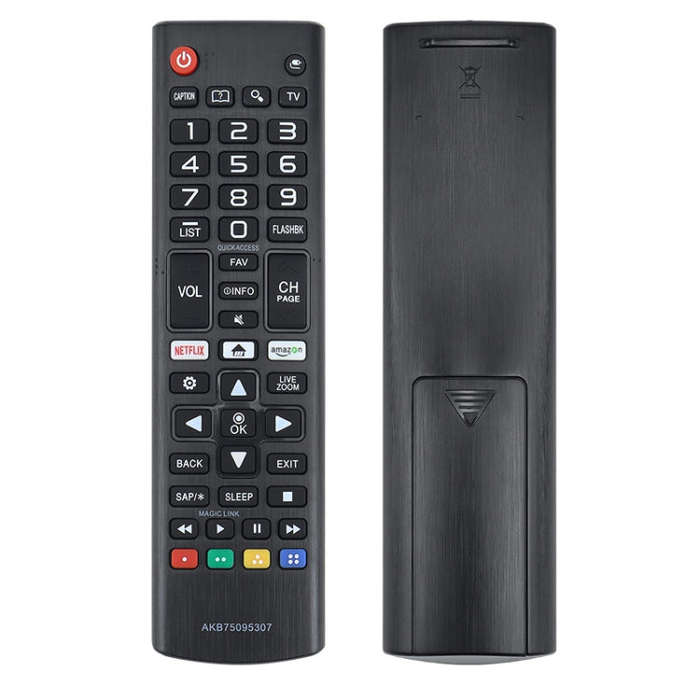 For LG LED LCD TV AKB75095307 433MHz Smart Remote Control(Black)