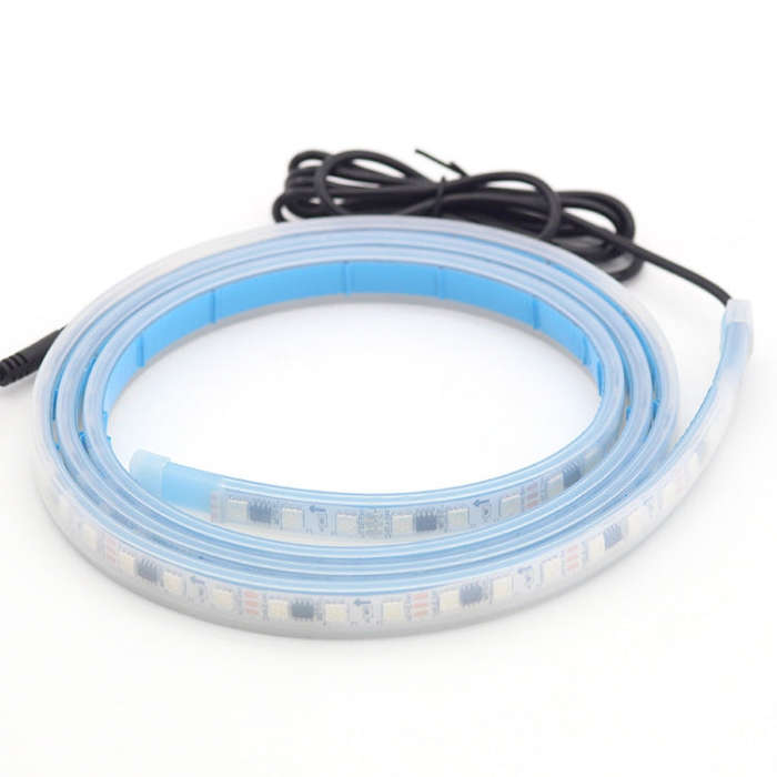 Car LED Streamer Phantom Running Lights Voice-Controlled Rhythmic Atmosphere Light With Turn Sign...