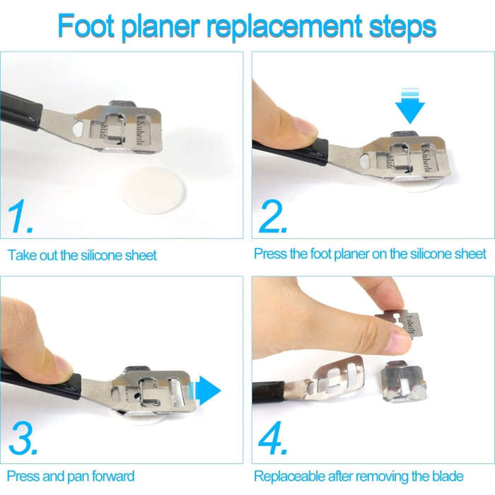 10 In 1 Foot File Clean Tool Kit Foot Care Pedicure Tools Set(Black)