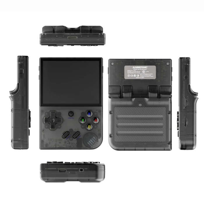 ANBERNIC RG35XX PLUS  Handheld Game Console 3.5-Inch IPS Screen Support HDMI TV 64GB(Retro Gray)