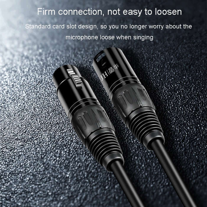 JINGHUA Microphone Cable XLR Male To Female Balanced Cable Mixing Console Amplifier Audio Cable, ...