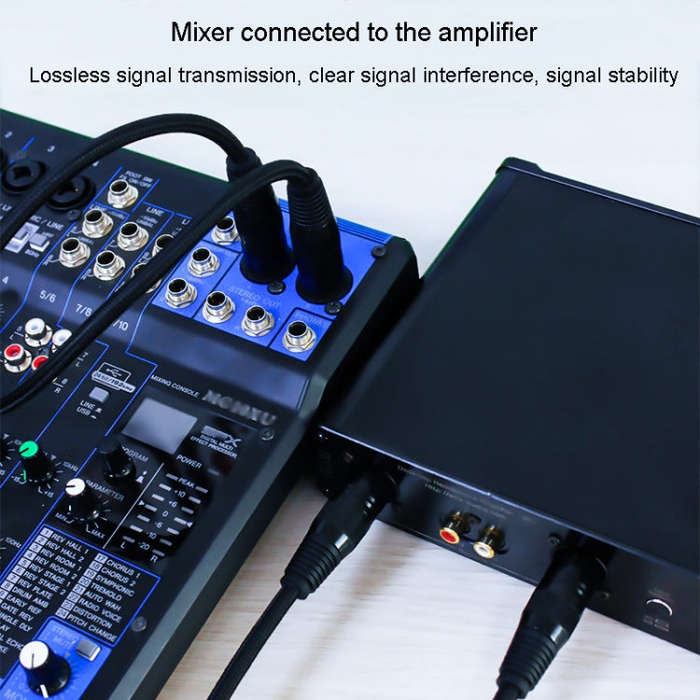 JINGHUA Microphone Cable XLR Male To Female Balanced Cable Mixing Console Amplifier Audio Cable, ...