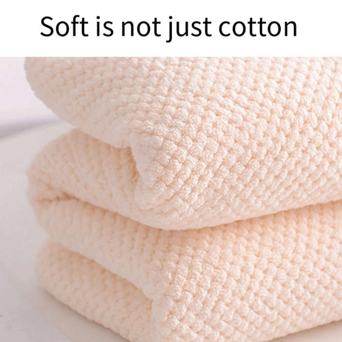 90x170cm Bath Shower Towel Home Hotel Extra Absorbent Bath Towel for Children and Adults(Pink)