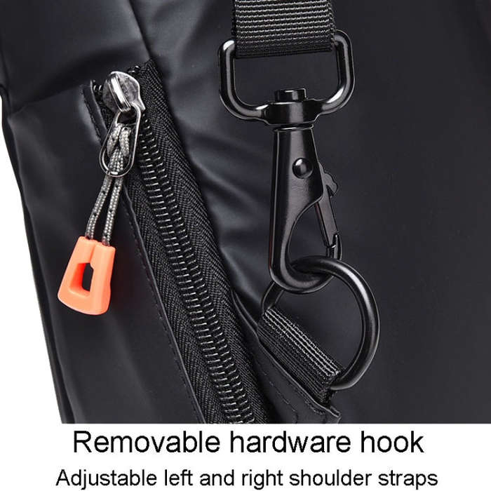 WEIXIER 6013 Casual Single-Shoulder Crossbody Packs Multifunctional Motorcycle Sports Chest Bag(B...