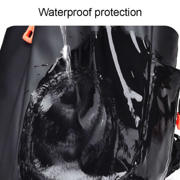 WEIXIER 6013 Casual Single-Shoulder Crossbody Packs Multifunctional Motorcycle Sports Chest Bag(B...