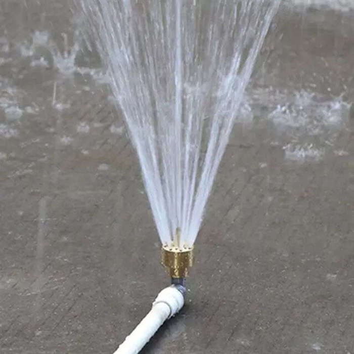 All Brass Flower Column Nozzle Inner Wire Garden Water Features Landscape Fountain Nozzle, Specif...