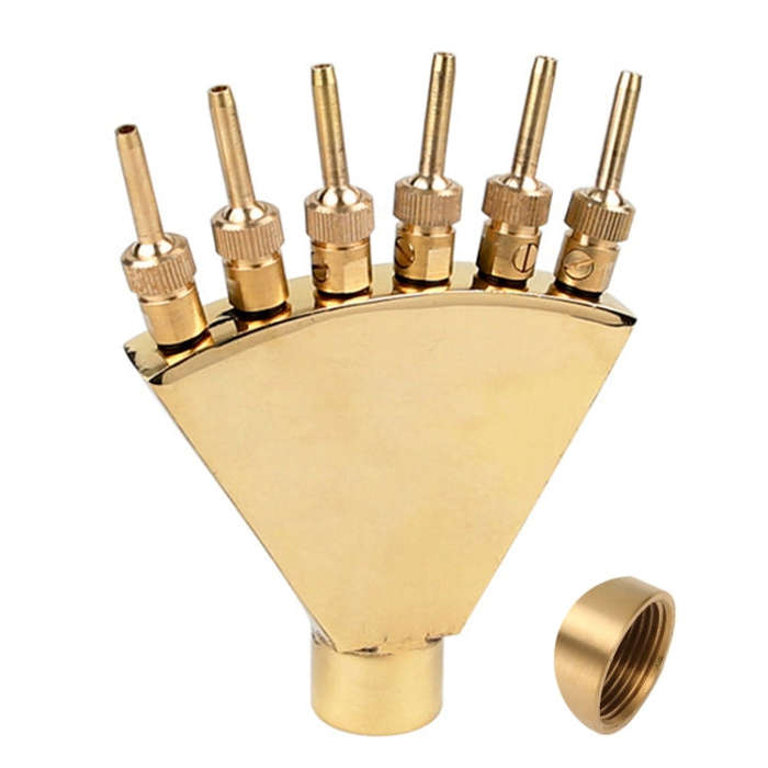 2 inch Copper Phoenix Tail Nozzle Water Landscape Fountain Equipment