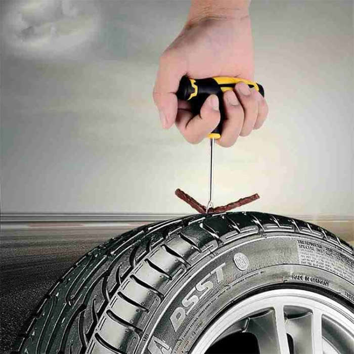 7pcs-1 Automotive Vacuum Tire Repair Tool Car Tire Patching Instrument Set