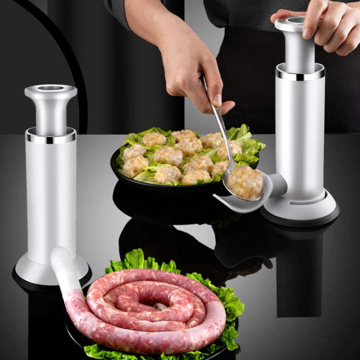Kacheeg Home Kitchen Multifunctional Sausage Maker Bacon Shrimp Smoothie Making Tool, Model: Enem...