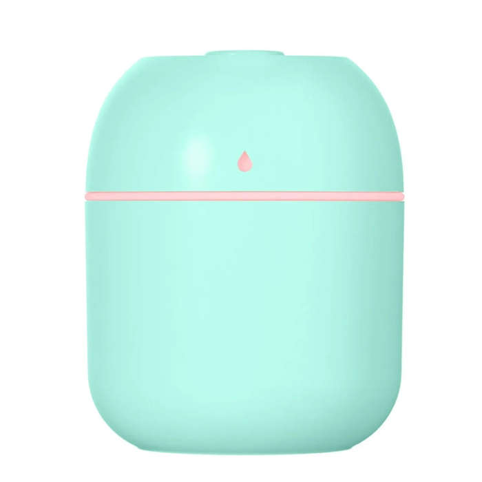 USB Plug-in Car Household Air Purification Water Drop Humidifier Large Capacity Sprayer(Green)
