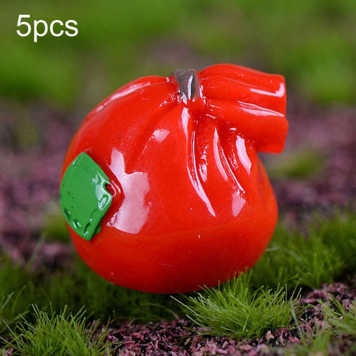 5pcs Christmas Decorations Resin Crafts Gifts Home Decorations Small Ornaments, Style: Money Bag
