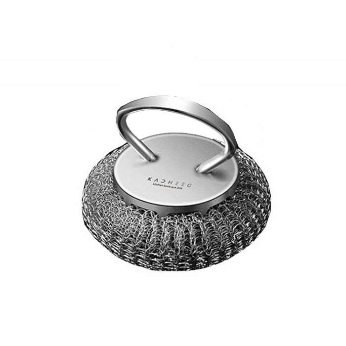 Kacheeg 304 Stainless Steel Pot Brush Kitchen Cleaning And Dishwashing Tools, Style: Handle Model