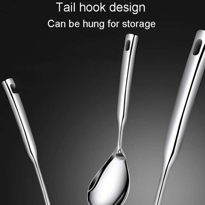 Kacheeg Household Stainless Steel Spatula Kitchenware Kitchen Cooking Tools, Style: Storage Frame