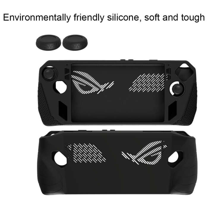For ASUS ROG Ally Game Console Silicone Protective Cover + Button Cap Set Pocket Gaming Accessori...
