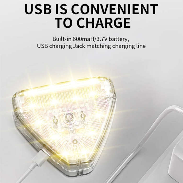 M7 Motorcycle Flashing Light Waterproof Long Duration Wireless Remote Control Modified Warning Li...