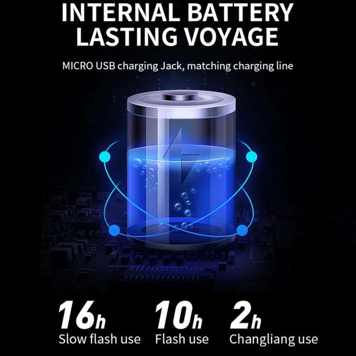 M7 Motorcycle Flashing Light Waterproof Long Duration Wireless Remote Control Modified Warning Li...