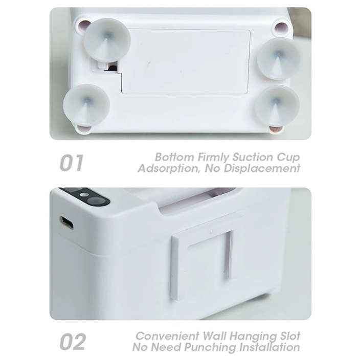 Smart Induction Toothpaste Squeezer Electric Automatic Toothpaste Dispenser, Spec:  Rechargeable ...