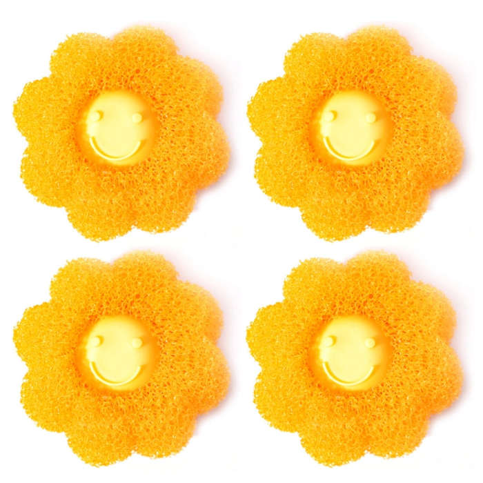 4pcs /Set Household Anti-tangle Laundry Balls Anti-knotting Laundry Cleaning Ball for Washing Mac...