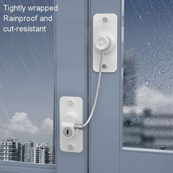 Multifunctional Children Window Safety Lock With Key Refrigerator Cabinet Lock Dual Purpose Limat...
