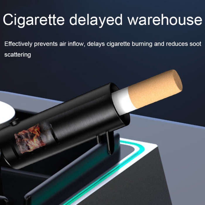 Intelligent Multifunctional Ambient Light Household Negative Ion Air Purifier Electronic Ashtray(...