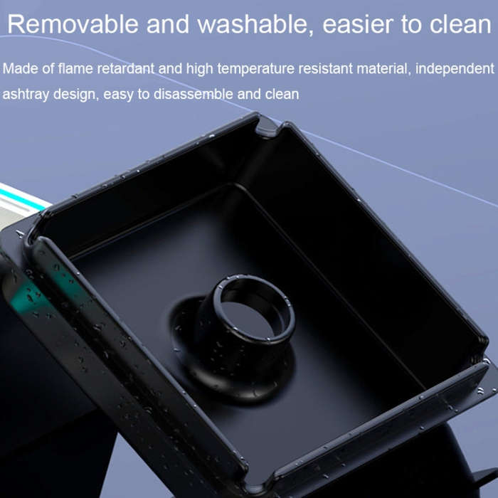 Intelligent Multifunctional Ambient Light Household Negative Ion Air Purifier Electronic Ashtray(...