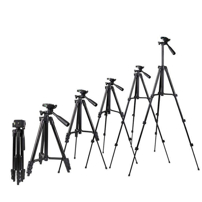 Portable Aluminum DSLR Camera Live Tripod Photography Retractable Landing Bracket, Specification:...
