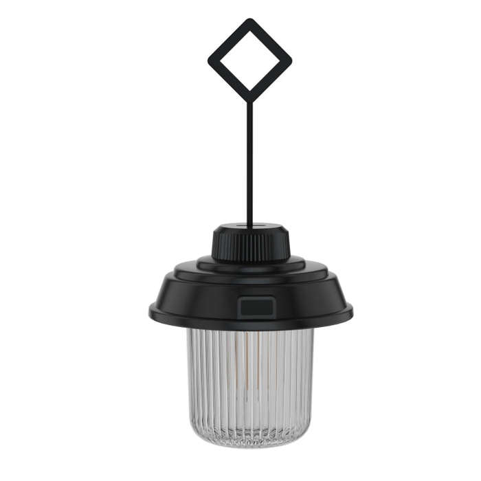 Outdoor LED Camping Light Canopy Hanging Lamp Portable Camping Tent Lights, Style: Battery Model ...