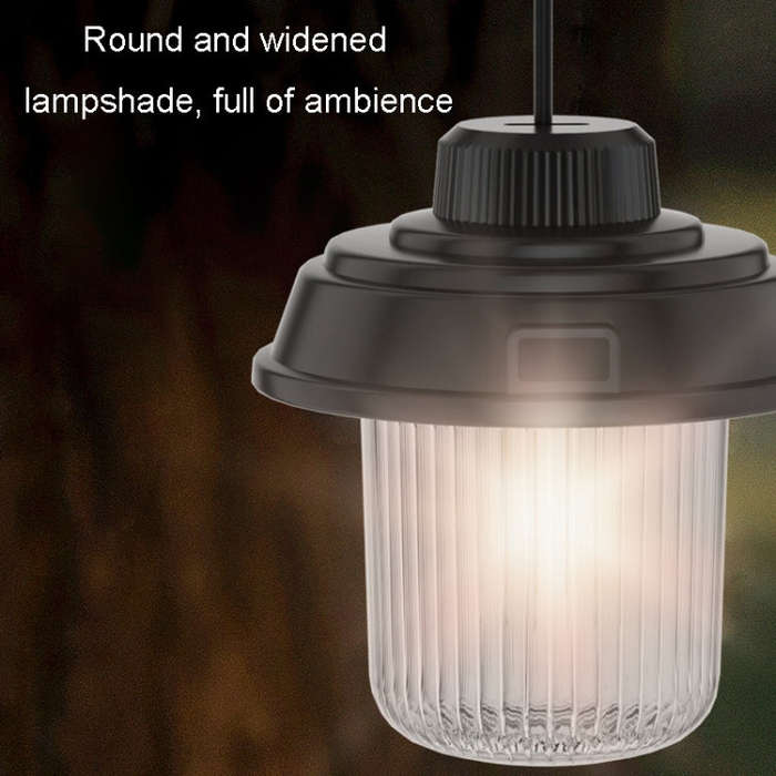 Outdoor LED Camping Light Canopy Hanging Lamp Portable Camping Tent Lights, Style: Charging Model...