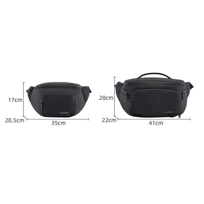 Cwatcun D105 Large Multi-functional Camera Waist Pack Simple and Lightweight Microslr Camera Bag ...