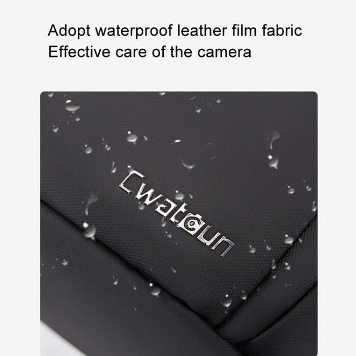 Cwatcun D105 Large Multi-functional Camera Waist Pack Simple and Lightweight Microslr Camera Bag ...