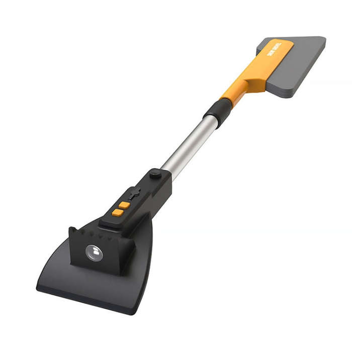 Car Multifunctional Telescopic Snow Shovel Glass Defrost De-icing Brush Winter Cleaning Tools, Sp...