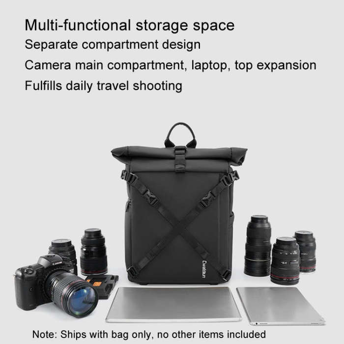 Cwatcun D113 Shoulder Leisure Camera Bag Waterproof High Capacity Outdoor Travel Photography Bag,...