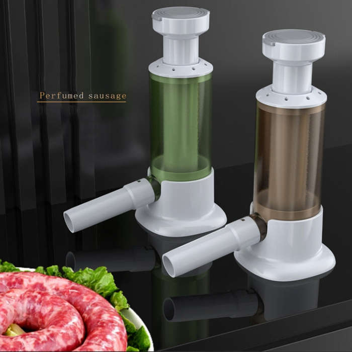 Small Household Manual Sausage Making Machine Kitchen Tools(Green)