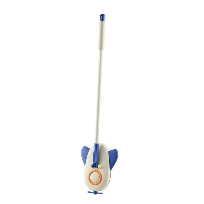 Airplane Shape Mop For Kids Mopping Tool Mini Spinning Floor Mop(Blue)